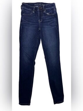 American Eagle Outfitters Dark Blue Skinny Jeans